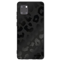 Fekete szilikon tok az alábbi mobiltelefonokra Samsung Galaxy Note 10 Lite N770F - Midnight Leopard