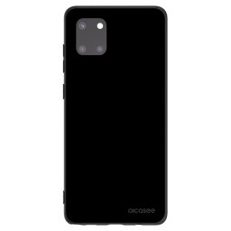 Fekete szilikon tok az alábbi mobiltelefonokra Samsung Galaxy Note 10 Lite N770F - Black Bliss