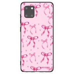Fekete szilikon tok az alábbi mobiltelefonokra Samsung Galaxy Note 10 Lite N770F - Bow Aesthetic