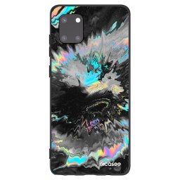 Fekete szilikon tok az alábbi mobiltelefonokra Samsung Galaxy Note 10 Lite N770F - Magnetic