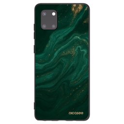 Fekete szilikon tok az alábbi mobiltelefonokra Samsung Galaxy Note 10 Lite N770F - Green