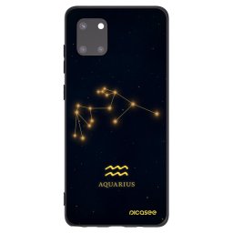 Fekete szilikon tok az alábbi mobiltelefonokra Samsung Galaxy Note 10 Lite N770F - AQUARIUS