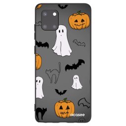 Fekete szilikon tok az alábbi mobiltelefonokra Samsung Galaxy Note 10 Lite N770F - Spooky crew