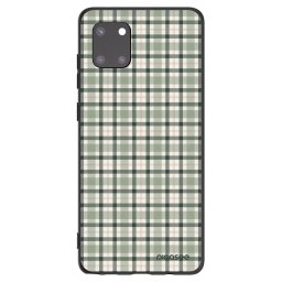 Fekete szilikon tok az alábbi mobiltelefonokra Samsung Galaxy Note 10 Lite N770F - Sage Tartan