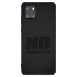 Fekete szilikon tok az alábbi mobiltelefonokra Samsung Galaxy Note 10 Lite N770F - No Excuses