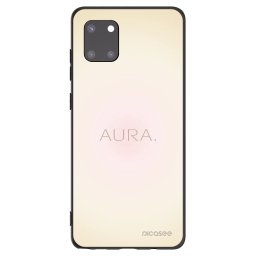 Fekete szilikon tok az alábbi mobiltelefonokra Samsung Galaxy Note 10 Lite N770F - Aura