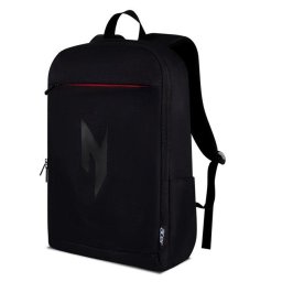Acer Nitro Quest hátizsák 18", fekete, vízlepergető bevonattal, merevített háttámlával, 16 l, 0,46 kg, poliészter (NBG410)