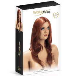 World Wigs - Olivia hosszú, vörös paróka