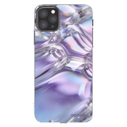 Átlátszó szilikon tok az alábbi mobiltelefonokra Apple iPhone 11 Pro Max - Iridescent bubbles