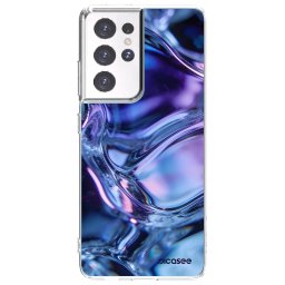 Átlátszó szilikon tok az alábbi mobiltelefonokra Samsung Galaxy S21 Ultra 5G G998B - Iris liquid