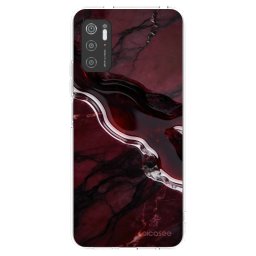 Átlátszó szilikon tok az alábbi mobiltelefonokra Xiaomi Poco M3 Pro 5G - Cherry stone