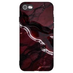 Fekete szilikon tok az alábbi mobiltelefonokra Apple iPhone SE 2022 - Cherry stone