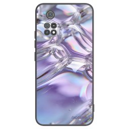 Fekete szilikon tok az alábbi mobiltelefonokra Xiaomi Poco M4 Pro - Iridescent bubbles