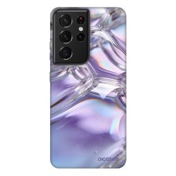 Fashion Case Samsung Galaxy S21 Ultra 5G G998B - Iridescent bubbles