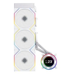Processzorhűtő Lian Li HYDROSHIFT II LCD-C 360TL ARGB AiO - Fehér