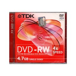 TDK DVD-RW 4x újraírható DVD