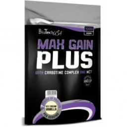 BioTech USA Max Gain Plus dupla csokoládé - 1000g zacskó