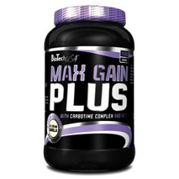 BioTech USA Max Gain Plus ice cream vanília - 1500g
