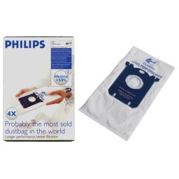 Porszívó alkatrész, S-BAG PORSZÍVÓZSÁK, Antiallergén, mikroszűrős, FC8022 PHILIPS ew02944