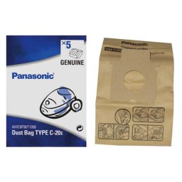 Porszívó alkatrész C20E-PANASONIC papírPORZSÁK 5DB-OS CSOMAG ew02978
