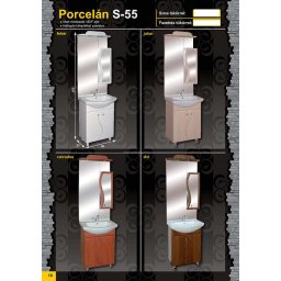 GUIDO PORCELĂN âS55â FĂRDĹSZOBA BĂTOR FĂźrdĹszobaszekrĂŠny komplett Sima tĂźkĂśrrel