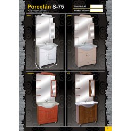 GUIDO PORCELĂN âS75â FĂRDĹSZOBA BĂTOR FĂźrdĹszobaszekrĂŠny komplett Sima TĂźkĂśrrel