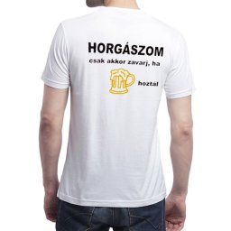 Horgászom csak akkor... - Tréfás póló