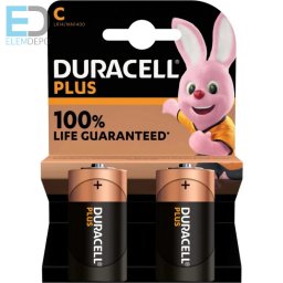 Duracell Plus MN1400 C Baby LR14 B2 NEW +100% Life Garanteed (1db elem )