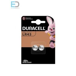 Duracell LR43 1,5 V 186 / V12GA B2 ( 1db elem )