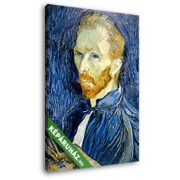 Vincent Van Gogh: Önarckép palettával (20x25 cm, Vászonkép )