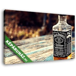 Jack Daniels whikys üveg (40x25 cm, Vászonkép )