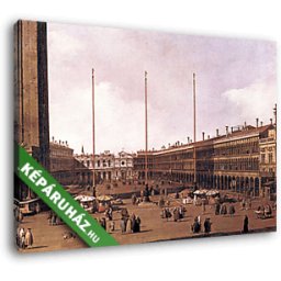 Canaletto: Velence: A Szent Már tér (35x25 cm, Vászonkép )