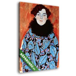Gustav Klimt: Johanna Staude arcképe (20x25 cm, Vászonkép )