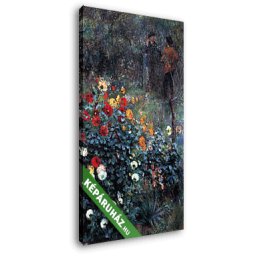 Pierre Auguste Renoir: Kert a Cortot utcában (20x30 cm, Vászonkép )