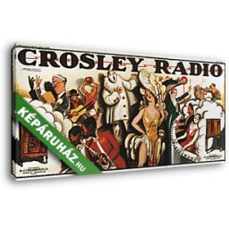 Crosley Radio (50x25 cm, Vászonkép )
