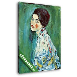 Gustav Klimt: Hölgy portréja (20x25 cm, Vászonkép )