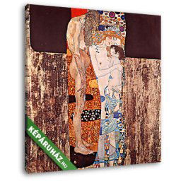 Gustav Klimt: A három életkor, 1905 (25x25 cm, Vászonkép )
