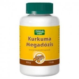 Zöldvér Kurkuma Megadózis kapszula - 110db