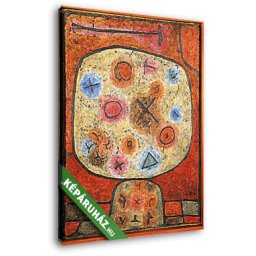 Paul Klee: Virágok a kövön (20x25 cm, Vászonkép )