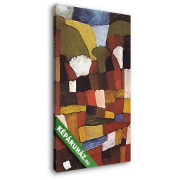 Paul Klee: Kert (2. változat) (20x30 cm, Vászonkép )