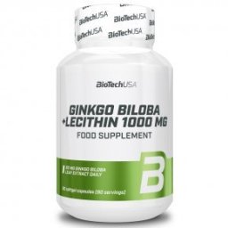 BioTech USA Ginkgo Biloba + Lecithin kapszula - 90db