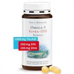 Sanct Bernhard Omega-3 Supra 1000mg halolaj kapszula - 120 db