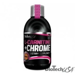 BioTech USA L-Carnitine + Chrome narancs - 500ml