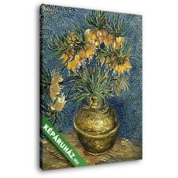 Vincent Van Gogh: Császár virág vázában (20x25 cm, Vászonkép )