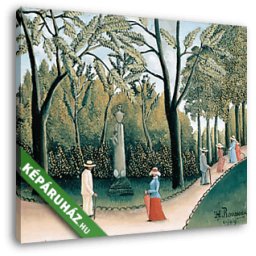 Henri Rousseau: A Luxembourg- kert (30x25 cm, Vászonkép )