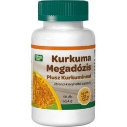 Zöldvér Kurkuma Megadózis Plusz Kurkuminnal kapszula - 90 db
