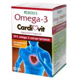 Béres Omega-3 Cardiovit lágyzselatin kapszula - 60db