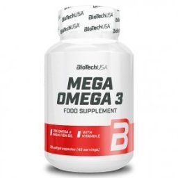 BioTech USA Mega Omega-3 gélkapszula - 90db
