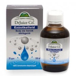 DrJuice Co. Ezüstkolloid száj- és torok öblögető - 200ml