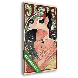 Alfons Mucha: JOB, cigaretta papír (20x30 cm, Vászonkép )